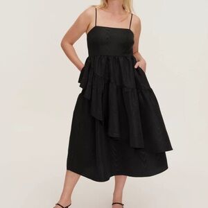 Women's Tiered Ruffle MIDI Tank Dress - Kate Spade New York